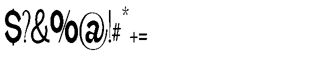 Gathia Sans  Condensed Bold Font OTHER CHARS