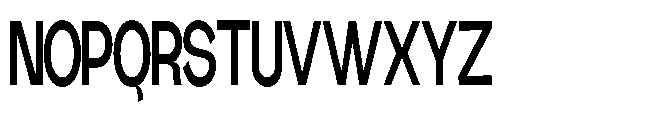 Gathia Sans  Condensed Bold Font UPPERCASE