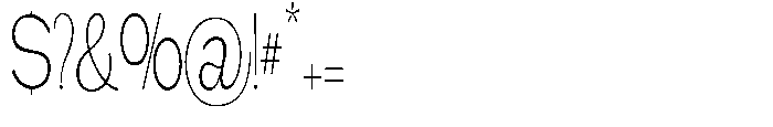 Gathia Sans  Condensed Extra Light Font OTHER CHARS
