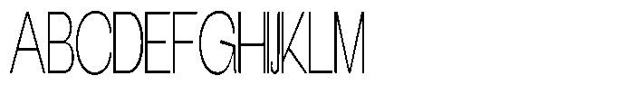 Gathia Sans  Condensed Extra Light Font UPPERCASE