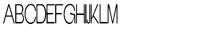 Gathia Sans  Condensed Light Font UPPERCASE