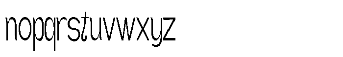 Gathia Sans  Condensed Light Font LOWERCASE