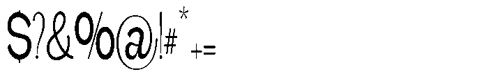 Gathia Sans  Condensed Medium Font OTHER CHARS