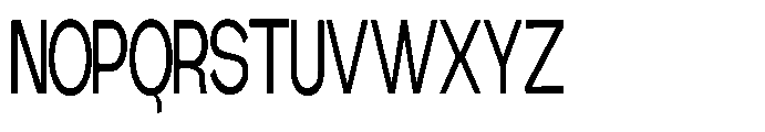 Gathia Sans  Condensed Medium Font UPPERCASE
