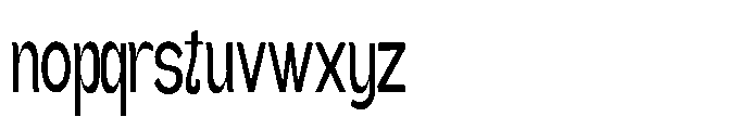 Gathia Sans  Condensed Medium Font LOWERCASE