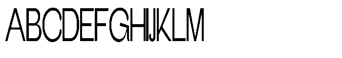 Gathia Sans  Condensed Regular Font UPPERCASE