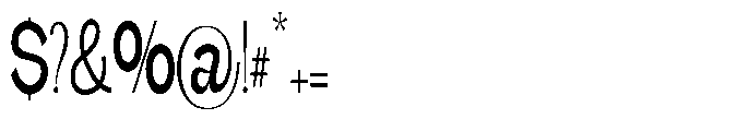 Gathia Sans  Condensed Semi Bold Font OTHER CHARS