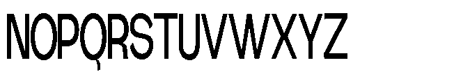 Gathia Sans  Condensed Semi Bold Font UPPERCASE