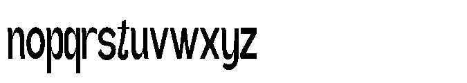 Gathia Sans  Condensed Semi Bold Font LOWERCASE