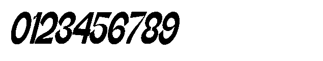 Gathia Sans  Condensed Slant Black Font OTHER CHARS