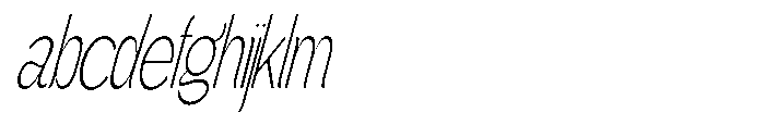 Gathia Sans  Condensed Slant Extra Light FONT