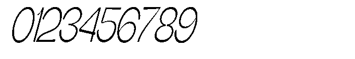 Gathia Sans  Condensed Slant Light Font OTHER CHARS
