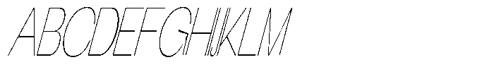 Gathia Sans  Condensed Slant Thin Font UPPERCASE