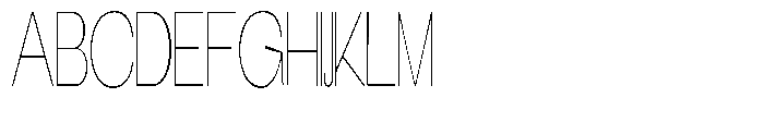 Gathia Sans  Condensed Thin Font UPPERCASE
