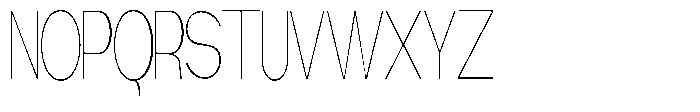 Gathia Sans  Condensed Thin Font UPPERCASE