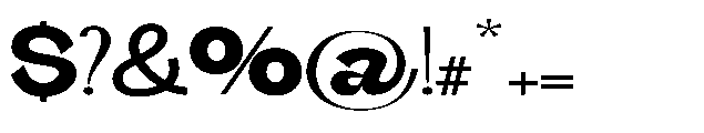 Gathia Sans  Expanded Black Font OTHER CHARS