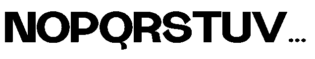 Gathia Sans  Expanded Black Font UPPERCASE