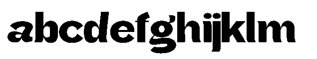 Gathia Sans  Expanded Black FONT