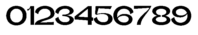 Gathia Sans  Expanded Bold Font OTHER CHARS