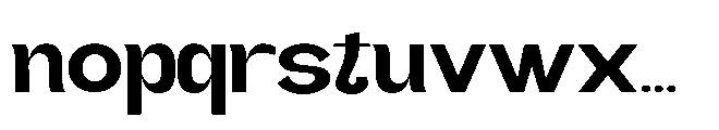Gathia Sans  Expanded Bold Font LOWERCASE