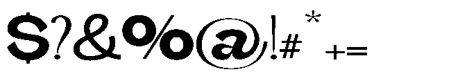 Gathia Sans  Expanded Extra Bold Font OTHER CHARS