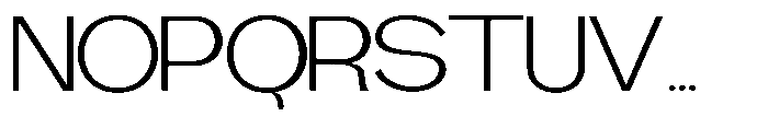 Gathia Sans  Expanded Light Font UPPERCASE