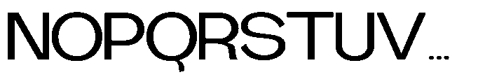 Gathia Sans  Expanded Medium Font UPPERCASE