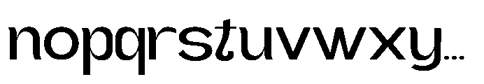 Gathia Sans  Expanded Medium Font LOWERCASE