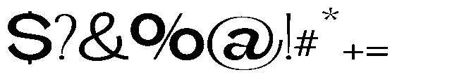 Gathia Sans  Expanded Semi Bold Font OTHER CHARS
