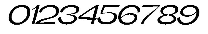 Gathia Sans  Expanded Slant Medium Font OTHER CHARS