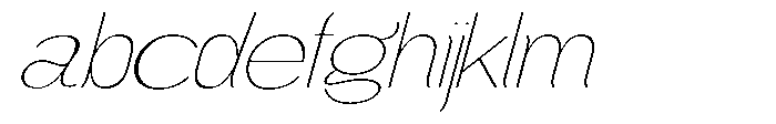 Gathia Sans  Expanded Slant Thin FONT