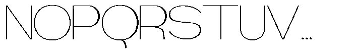 Gathia Sans  Expanded Thin Font UPPERCASE