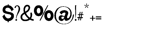 Gathia Sans  Extra Bold Font OTHER CHARS