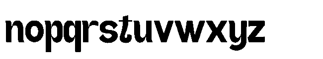 Gathia Sans  Extra Bold Font LOWERCASE