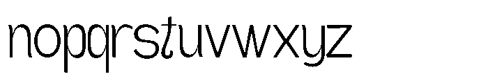 Gathia Sans  Light Font LOWERCASE