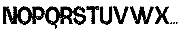 Gathia Sans  Scribble Black Font UPPERCASE