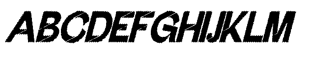 Gathia Sans  Scribble Slant Black Font UPPERCASE