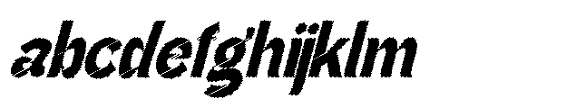 Gathia Sans  Scribble Slant Black FONT