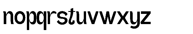 Gathia Sans  Semi Bold Font LOWERCASE