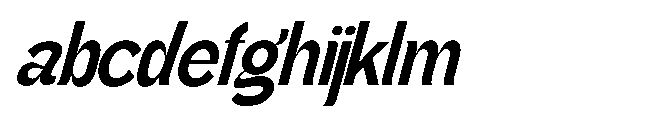 Gathia Sans  Slant Bold FONT