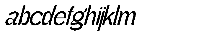 Gathia Sans  Slant Medium FONT