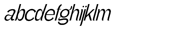 Gathia Sans  Slant Regular FONT