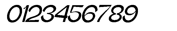 Gathia Sans  Slant Semi Bold Font OTHER CHARS