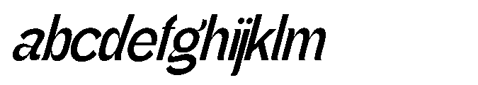 Gathia Sans  Slant Semi Bold FONT