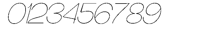 Gathia Sans  Slant Thin Font OTHER CHARS