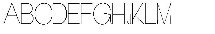 Gathia Sans  Thin Font UPPERCASE