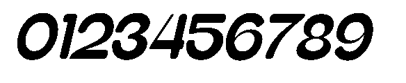 Gathime Soft Black Condensed Slant Font OTHER CHARS