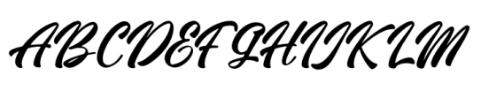 Gathwey Italic Font UPPERCASE