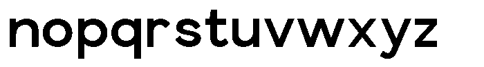Gatilca Bold Font LOWERCASE