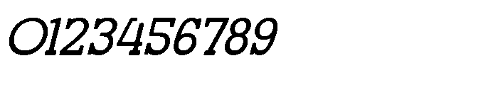 Gatius Rodeo Italic Font OTHER CHARS